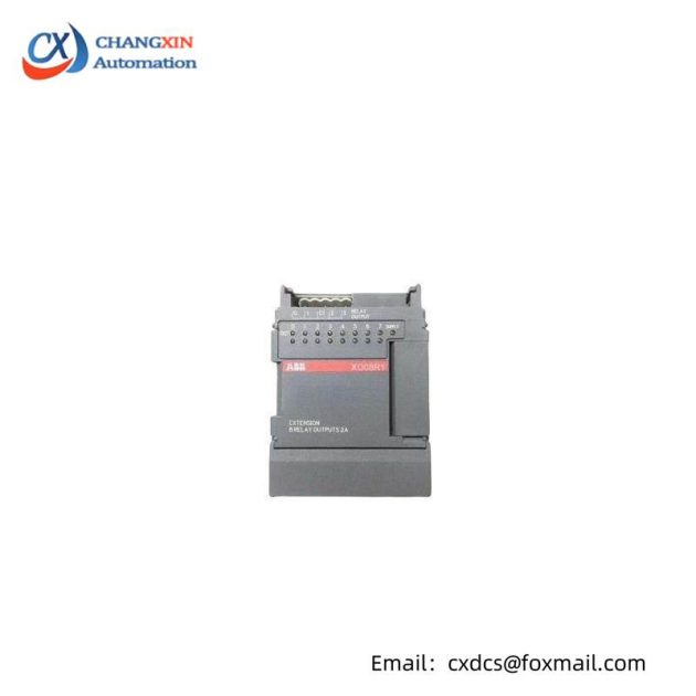 ABB XO08R2 Relay Output Extension Module for Industrial Control Systems