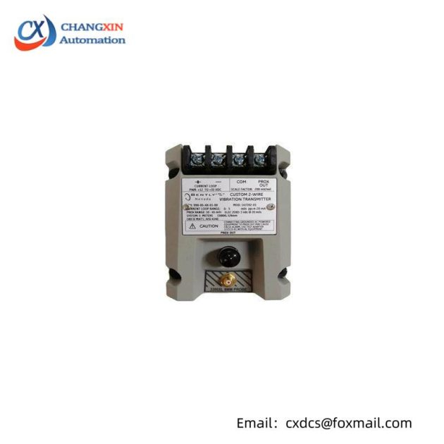 BENTLY NEVADA 991-05-50-01-00 Thrust Transmitter: Precision Monitoring Solution for Dynamic Systems