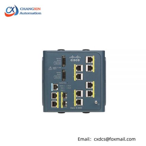 Cisco IE-3000-8TC Industrial Ethernet Switch, High Performance, Robust Design
