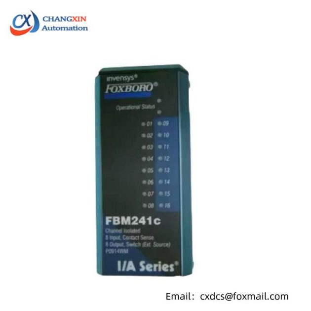 Foxboro FBM207C P0917GY: Channel Isolated Contact Sense Module