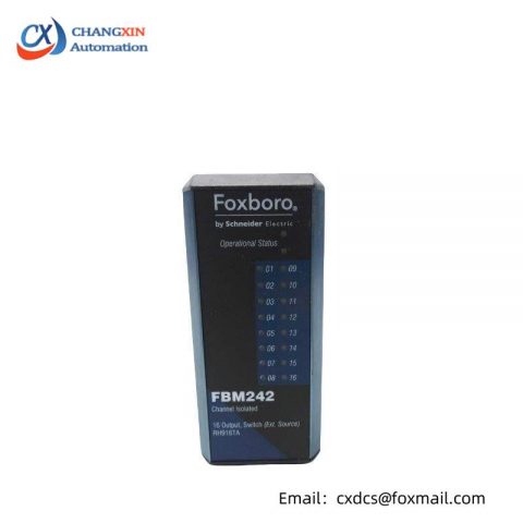 FOXBORO FBM242 RH916TA: Channel Isolated 16-Output Switch for Advanced Industrial Control