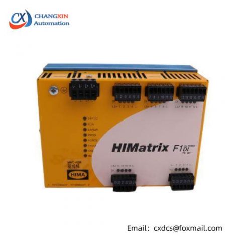 HIMA HIMATRIX F1DI16 01 - Advanced Digital Input Module for Industrial Automation