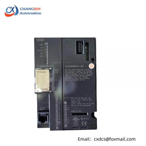GE Industrial PLC - VersaMax Ethernet Network Interface Unit IC200EBI001