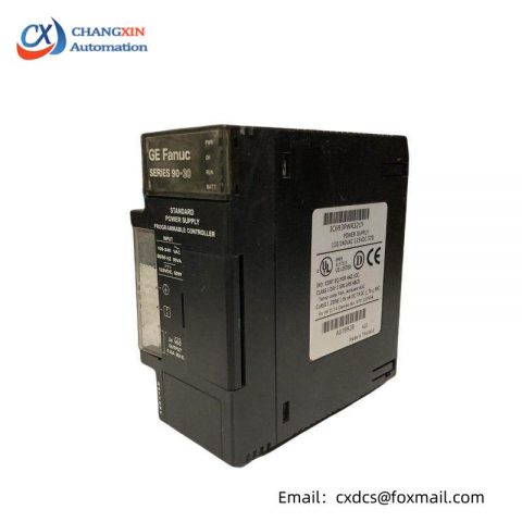GE IC693PWR321Y: Standard Power Supply Module for Industrial Control Systems