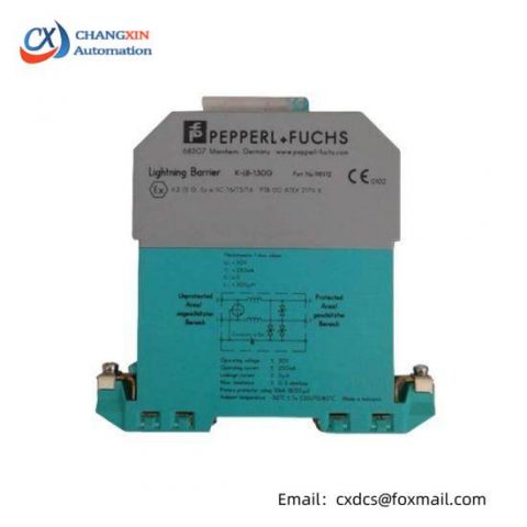 P+F K-LB-1.30G: Robust Surge Protection Barrier for Industrial Control Systems