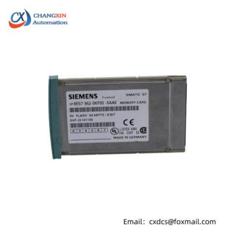 SIEMENS 6ES7952-0KF00-0AA0: Advanced Memory Card for Industrial Control Systems