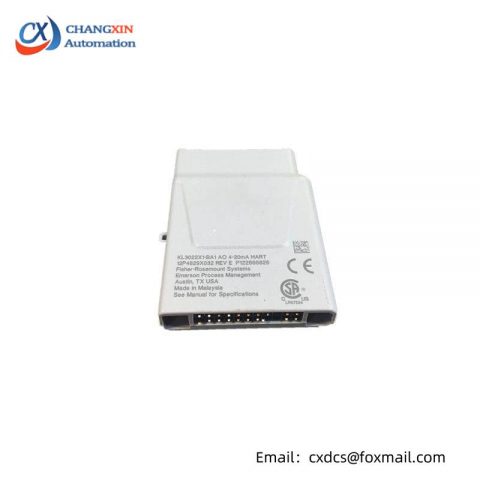 Emerson 12P4627X082: Discrete Output Module for High-Side Control, 24V Power Supply