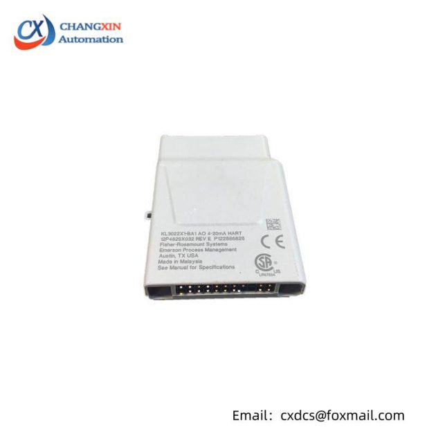 Emerson 12P4627X082: Discrete Output Module for High-Side Control, 24V Power Supply