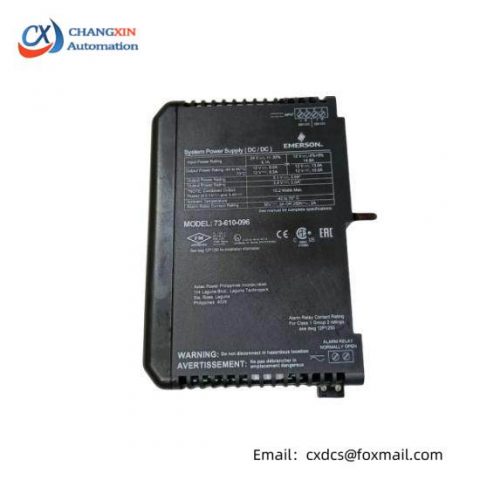 Emerson DeltaV KJ1501X1-BC3 Power Supply Module