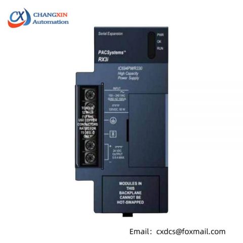 GE FANUC IC694PWR321 Power Supply, Precision Engineering for Industrial Control