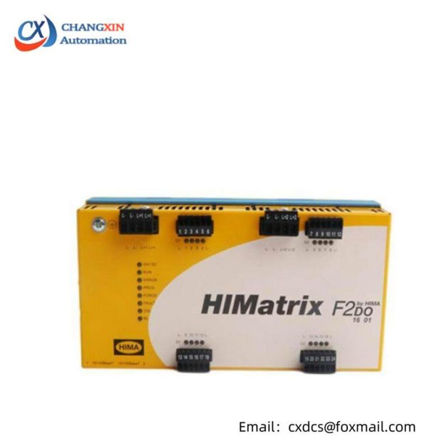 HIMA Himatrix F2DO1601 Power Supply Module, Compact & Efficient Control Solution