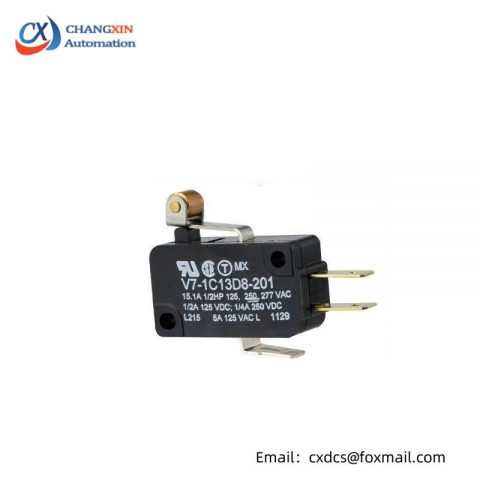 Honeywell V7-1C13D8-201 SPDT Roller Lever Microswitch, 15 A, V7 Series