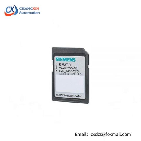 SIEMENS 6ES7954-8LC03-0AA0: Advanced SIMATIC S7 Memory Card for Industrial Automation