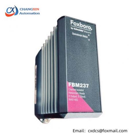 FOXBORO FBM237 RH914XS: Channel Isolated 8-Input Module for Advanced Process Control