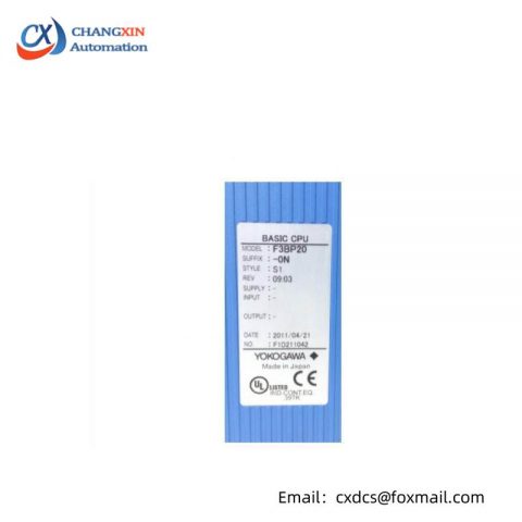 Yokogawa F3BP20-0N Basic CPU Module: Efficient & Reliable Control Core